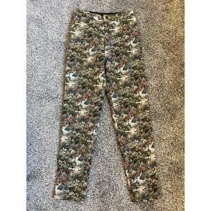 Vintage La Cetch Women’s High Rise Floral Tapestry Jeans Pants Size 3